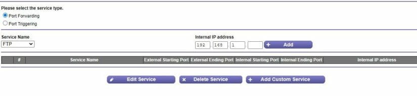 Port Forwarding