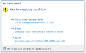 Update Java Version