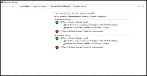 Firewall Configurations