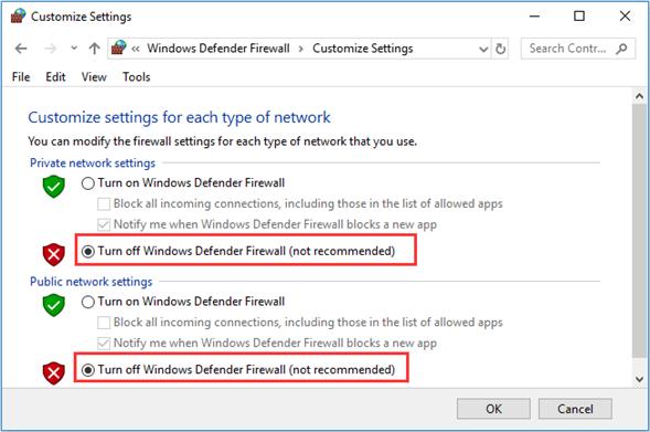 Windows Defender Firewall