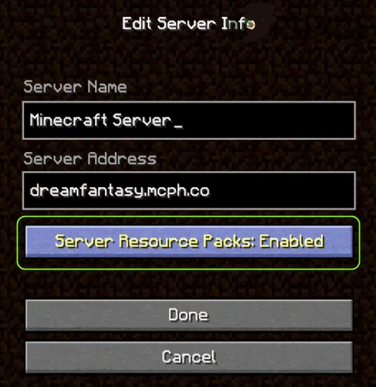 minecraft server