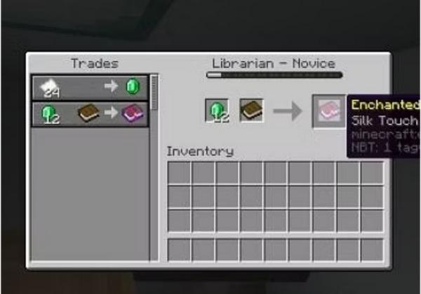 minecraft how to get silk touch