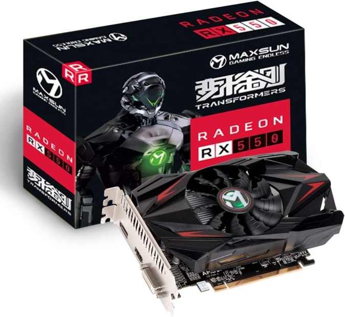 MAXSON AMD Radeon RX 550 4GB GDDR5