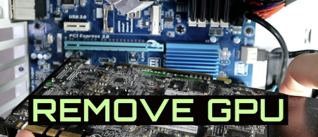 How to Remove GPU From Motherboard