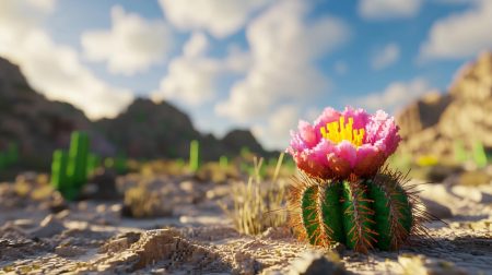 Minecraft Desert Update Brings Cactus Flowers and Revives Shrubs